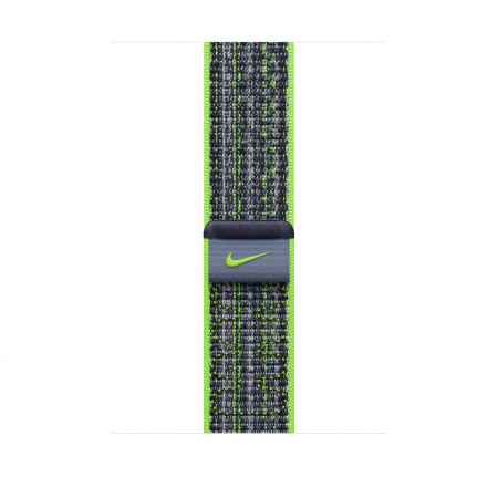 APPLE Armand voor Apple Watch 45 mm Nike Sport Loop Green / Blue (MTL43ZM/A)