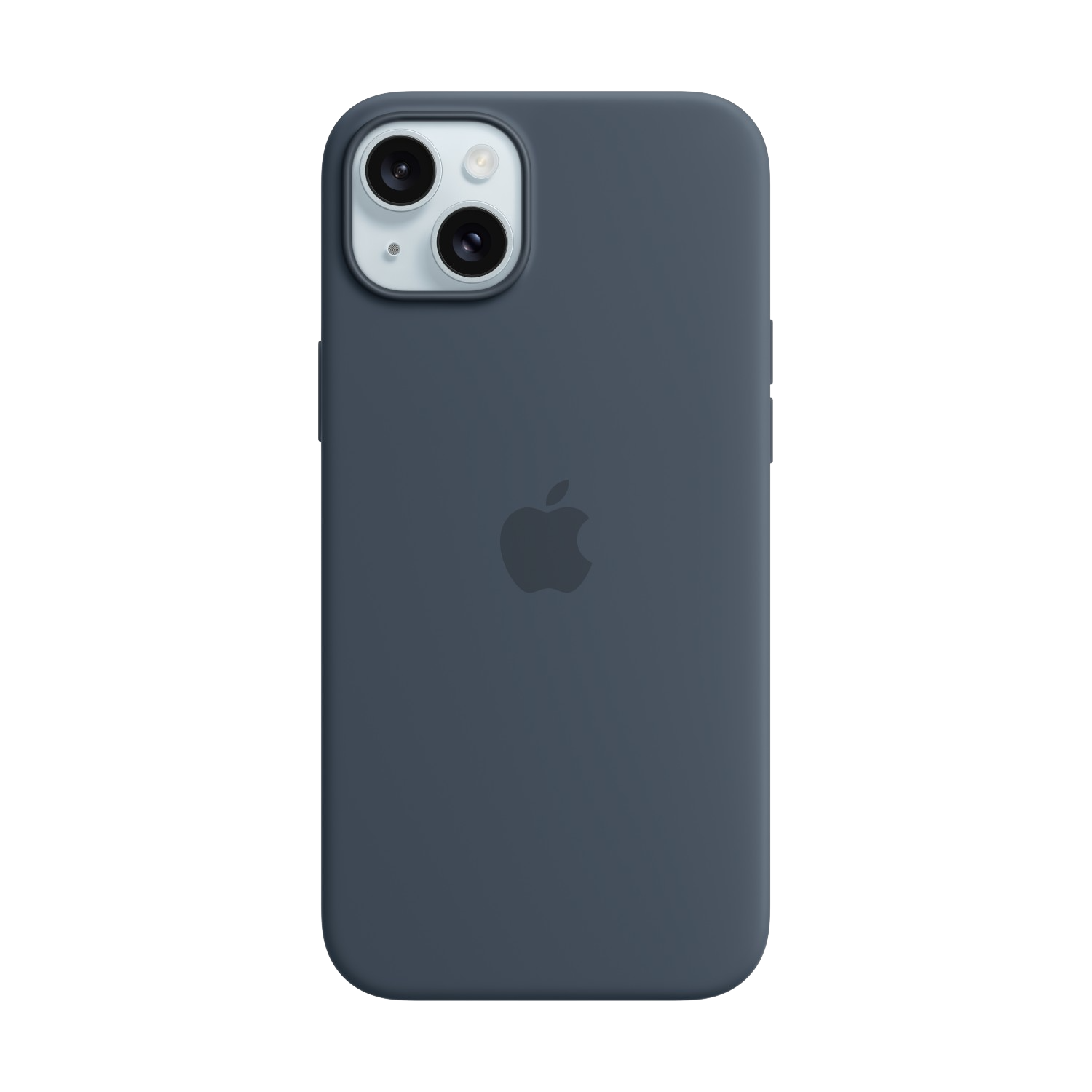 Apple Iphone 15 Plus Siliconenhoesje Met Magsafe - Stormblauw
