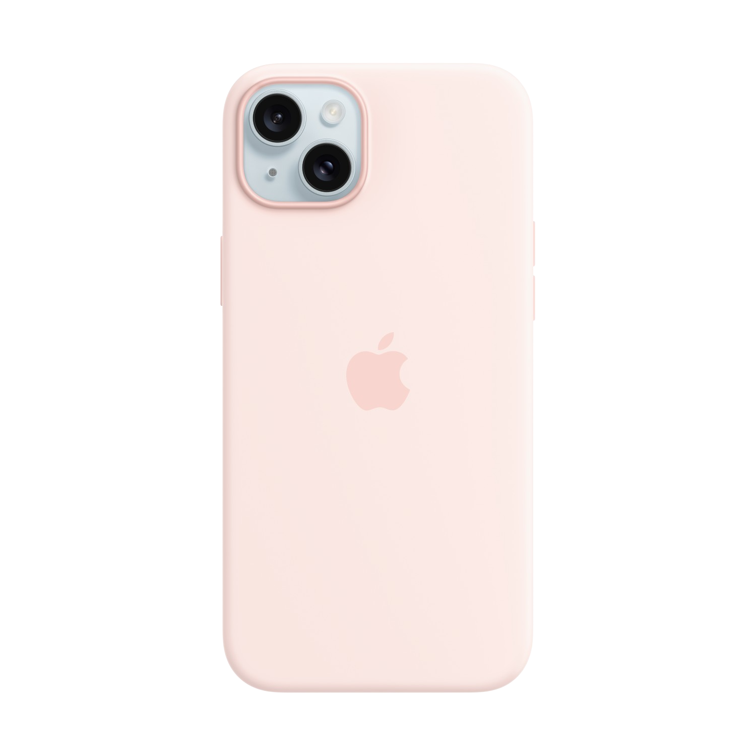 Apple Iphone 15 Plus Siliconenhoesje Met Magsafe - Lichtroze