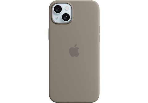 APPLE iPhone 15 Plus Siliconenhoesje met MagSafe - Klei