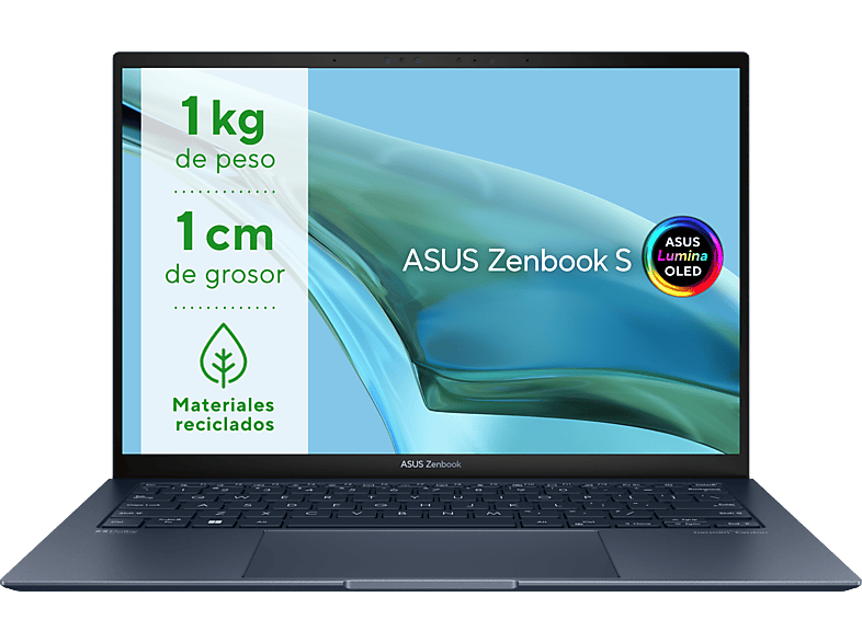 REACONDICIONADO Seminuevo Muy bueno Portátil - ASUS Zenbook S 13 OLED UX5304VA-NQ172W, 13.3" WQXGA+, Intel® Evo™ Core™ i7-1355U, 16GB RAM, 1TB SSD