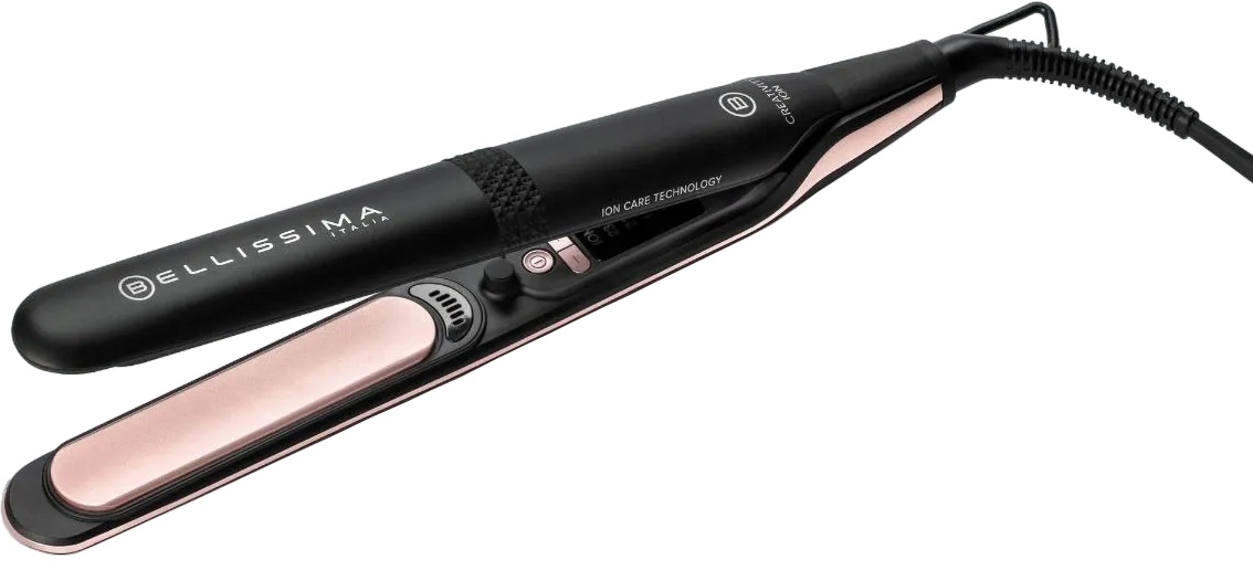 IMETEC 11875 Bellissima Creativity Ionos hajvasaló, keratin bevonattal, max. 230 ° C, fekete/rosegold