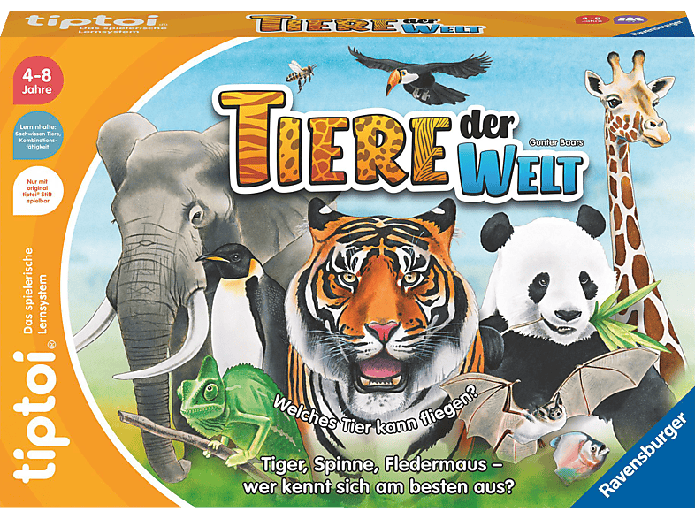 TIPTOI tiptoi Tiere der Welt tiptoi, Mehrfarbig