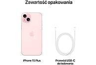 Smartfon APPLE iPhone 15 Plus 256GB Różowy MU193PX/A