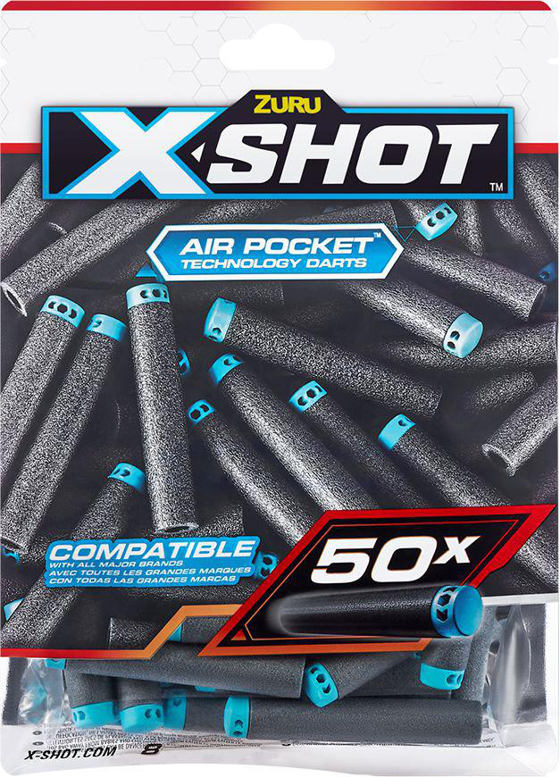 ZURU Dartzubehör X-Shot Mehrfarbig Darts Excel 50 Nachfüllpackung -