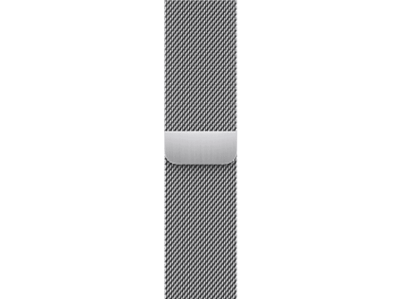Apple Armband Voor Apple Watch 41 Mm Silver Milanese Loop (mtjn3zm/a)