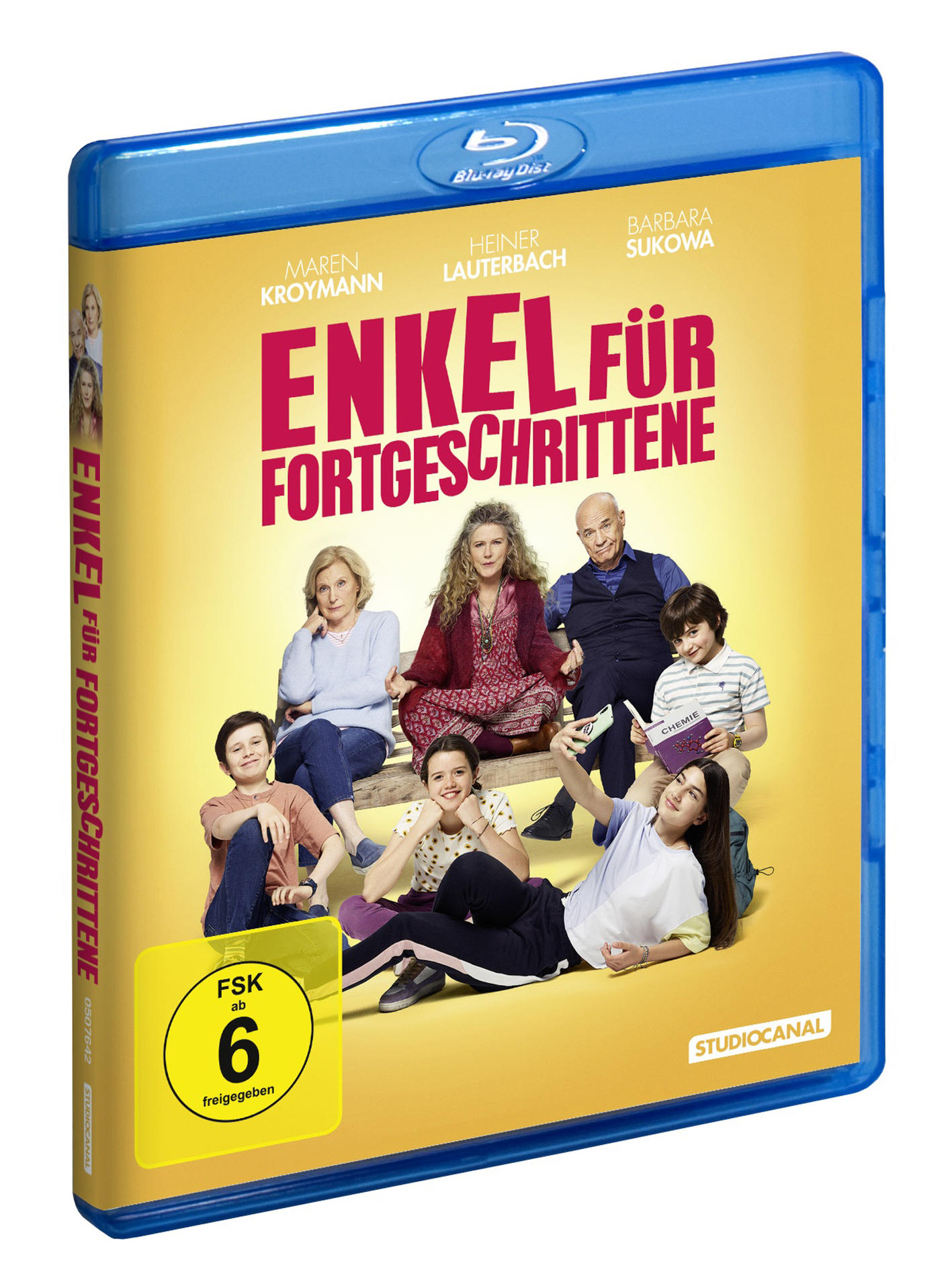 Blu-ray-Disc-Hülle mit deutschem Filmtitel, die mehrere Personen auf dem Cover zeigt.
