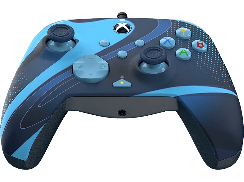 PDP Controller Gaming Rematch - Blue Tide Glow In The Dark Xbox Series X X S One Pc