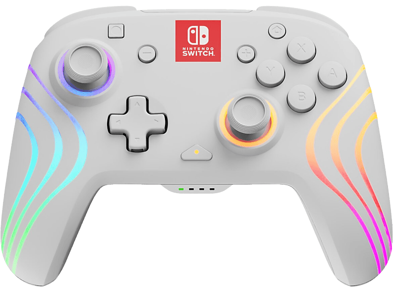 PDP Draadloze Controller Afterglow Wave Wit - Switch