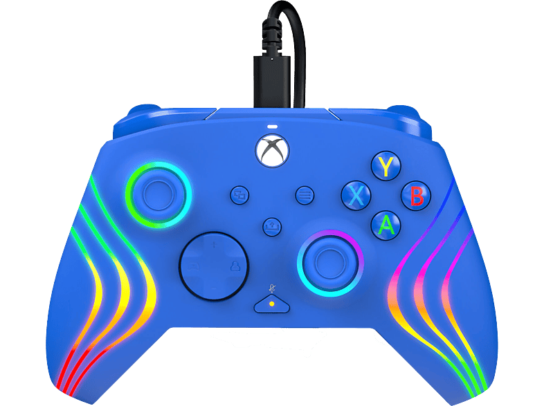 PDP Controller Afterglow Wave Blue - Xbox Series X X S One Pc Blauw