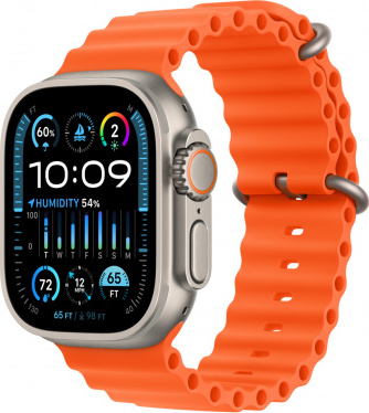 APPLE Bracelet pour Apple Watch 49 mm Orange Ocean Band (MT653ZM/A)