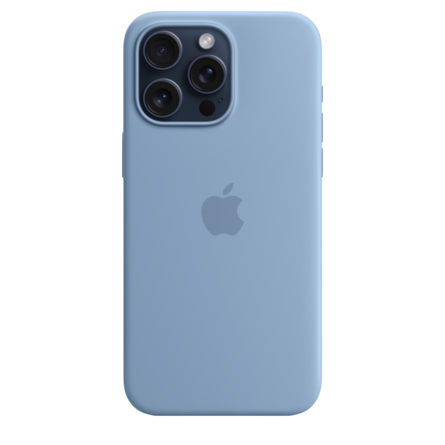 Apple Iphone 15 Pro Max Siliconenhoesje Met Magsafe - Winterblauw
