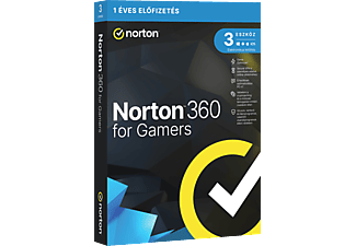 Norton 360 for Gamers 50GB (1 felhasználó, 3 eszköz, 1 év) (Multiplatform)