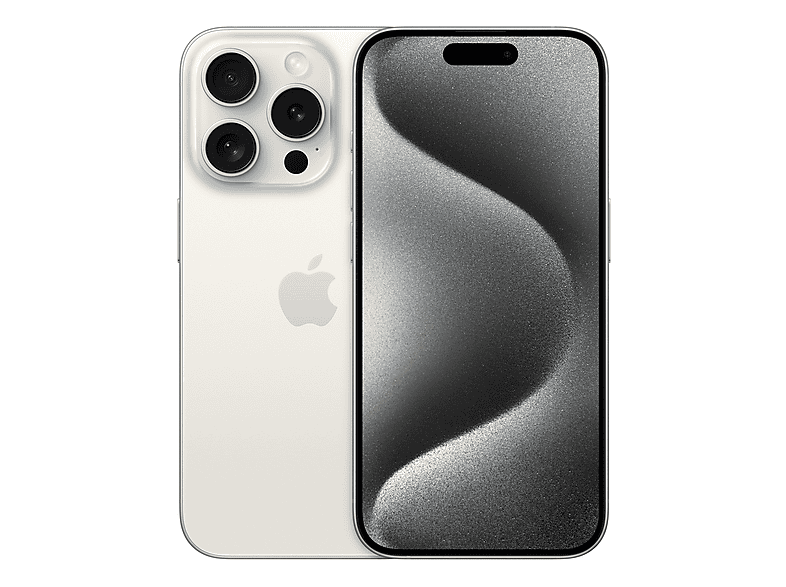 Smartfon APPLE iPhone 15 Pro 5G 128 GB Tytan biały - odnowiony