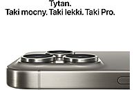 Smartfon APPLE iPhone 15 Pro 128GB Tytan biały MTUW3PX/A
