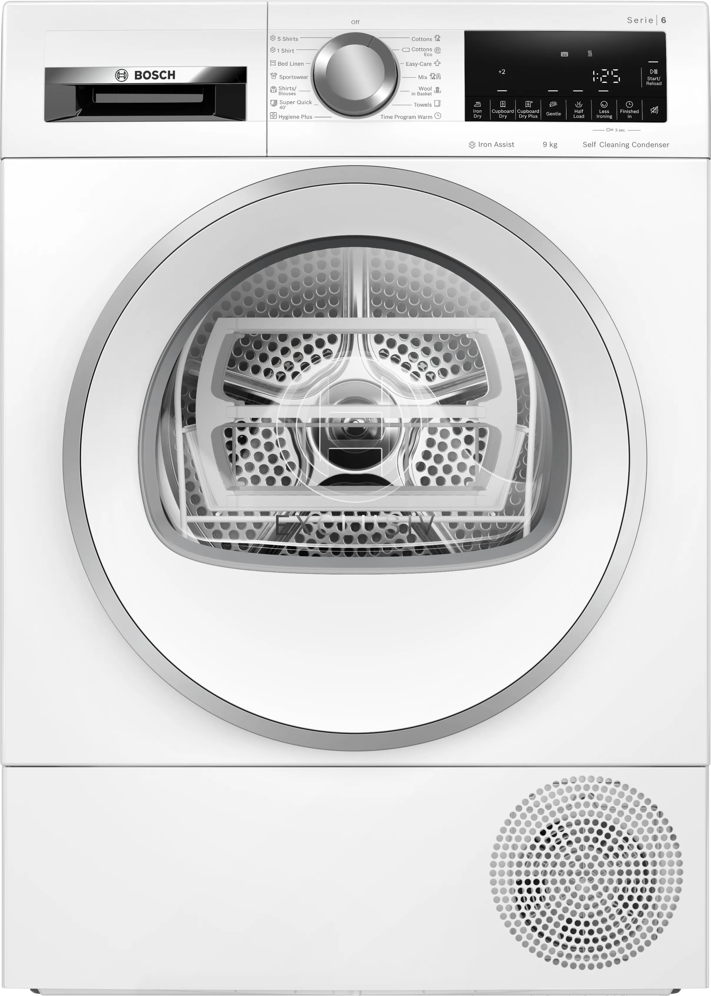 BOSCH WQG245C0BY Hőszivattyús szárítógép 9kg