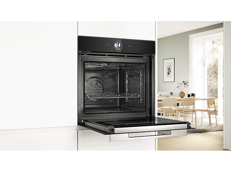 Bosch HRG7764B1 Backofen mit Pyrolyse (71 l, Schwarz, 594 mm breit, A+, mit Dampfgarfunktion) — Foto 5 von 5