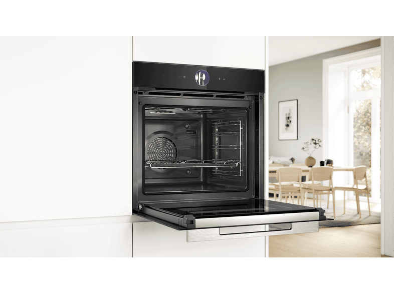 Bosch HBG7764B1 Backofen mit Pyrolyse (71 l, Schwarz, 594 mm breit, A+) — Foto 3 von 5
