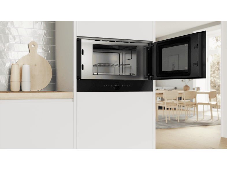 Bosch BER7321B1 Serie 8, Mikrowelle (900 Watt, Einbaugerät, 21 l, Schwarz) — Foto 3 von 5