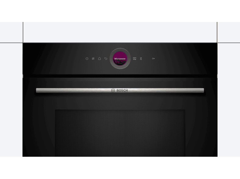 Bosch CEG732XB1 Serie 8, Mikrowelle (1000 Watt, Einbaugerät, 36 l, Schwarz) — Foto 2 von 5