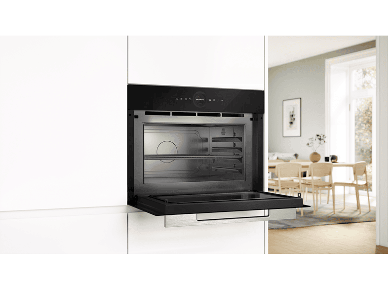 Bosch CEG732XB1 Serie 8, Mikrowelle (1000 Watt, Einbaugerät, 36 l, Schwarz) — Foto 3 von 5