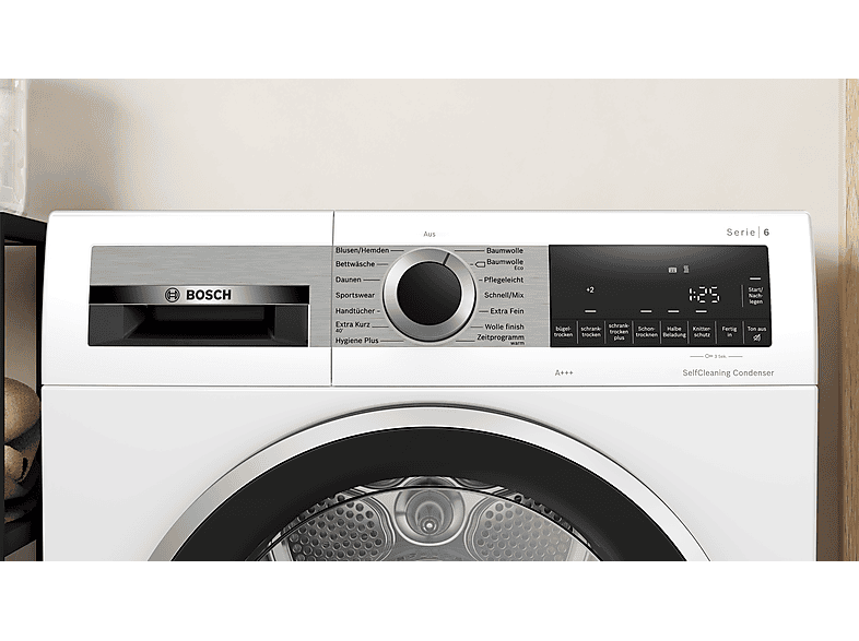 Bosch WQG235D00 Wärmepumpentrockner (8 kg, EEK: C, 61 dB(A)), Weiß) — Foto 5 von 5