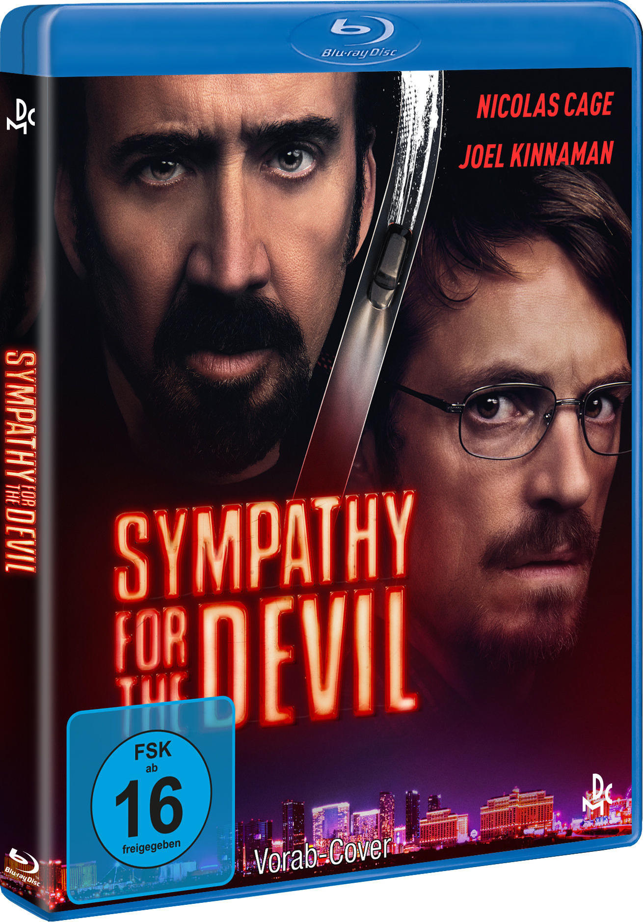 Filmcover mit Nicolas Cage und Joel Kinnaman. Titel: Sympathy for the Devil.