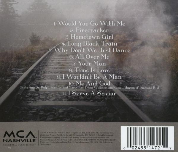 Albumcover mit einer Bahntrasse und der Titelliste des Albums.