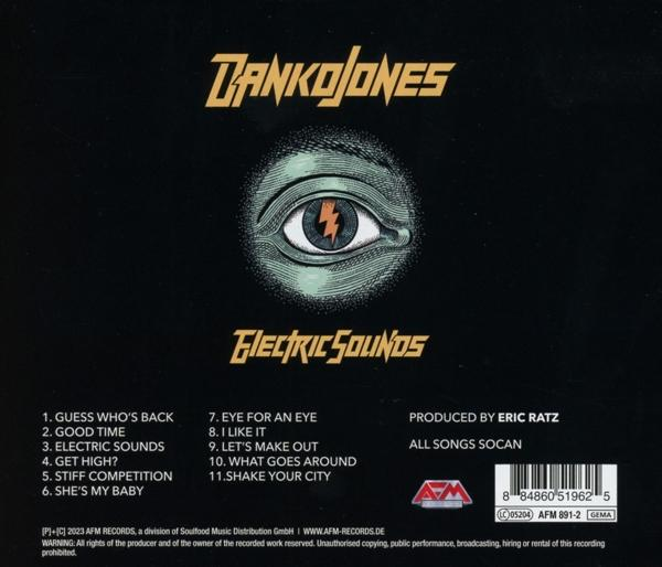 La pochette arrière d'un album avec la liste des titres.