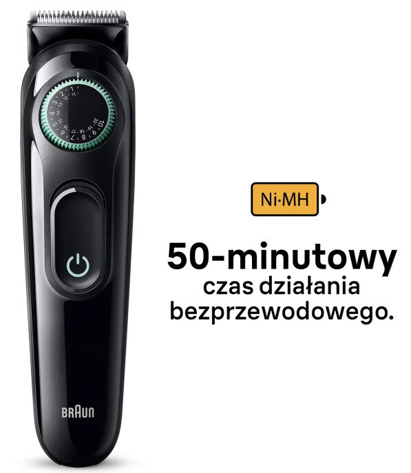 Trymer BRAUN BT3421 BLK/VIGR