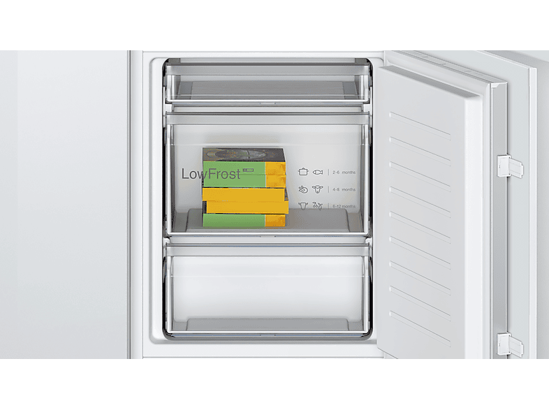 Bosch KIV86NSE0 Serie 2 Kühl- und Gefrierkombination (E, 267 l, 1772 mm hoch, Einbaugerät, Weiß) — Foto 3 von 5