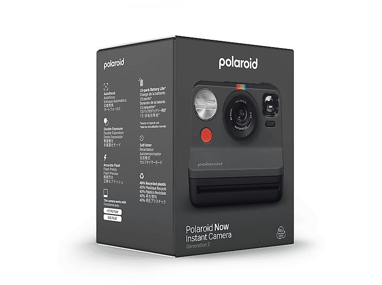 POLAROID Now Gen 2 Anlık Fotoğraf Makinesi Siyah_6