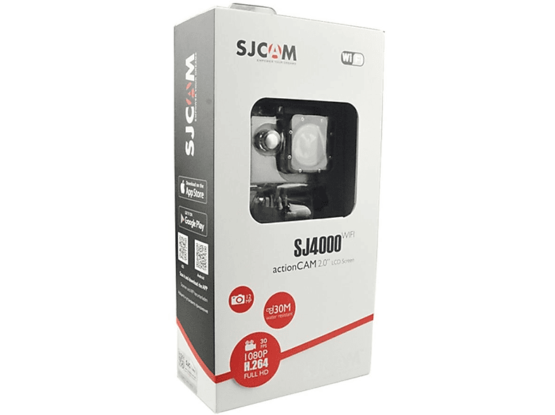 SJCAM SJ4000 WiFi 4K Aksiyon Kamerası Gümüş_5