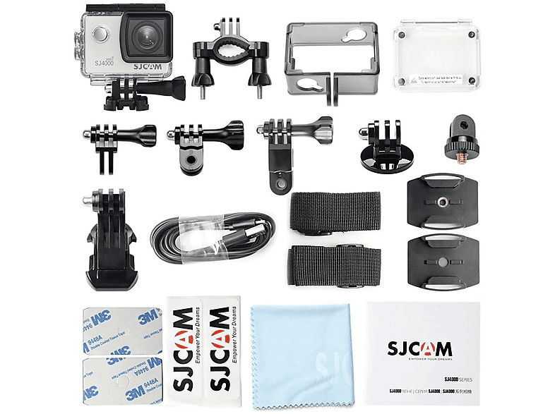 SJCAM SJ4000 WiFi 4K Aksiyon Kamerası Gümüş_6