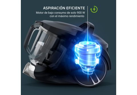 Aspirador sin bolsa rowenta compact power cyclonic - 750w - filtro