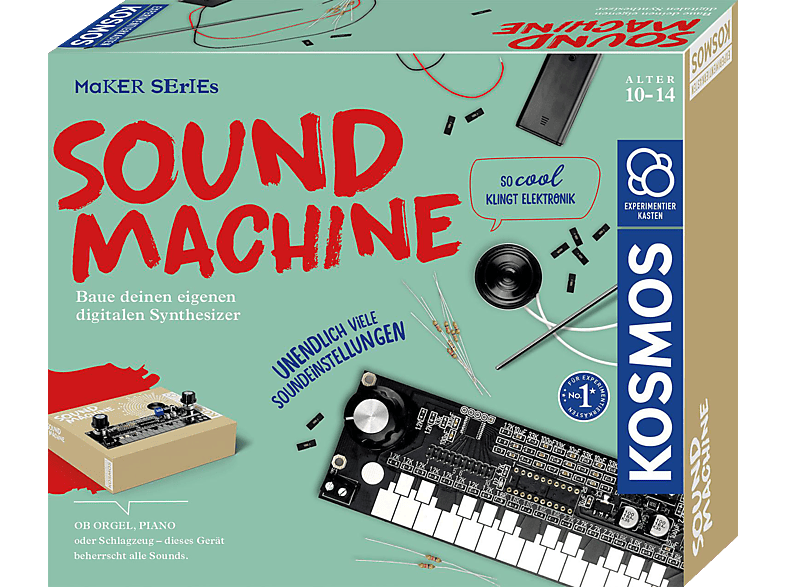 KOSMOS Sound Machine Experimentierkasten, Mehrfarbig