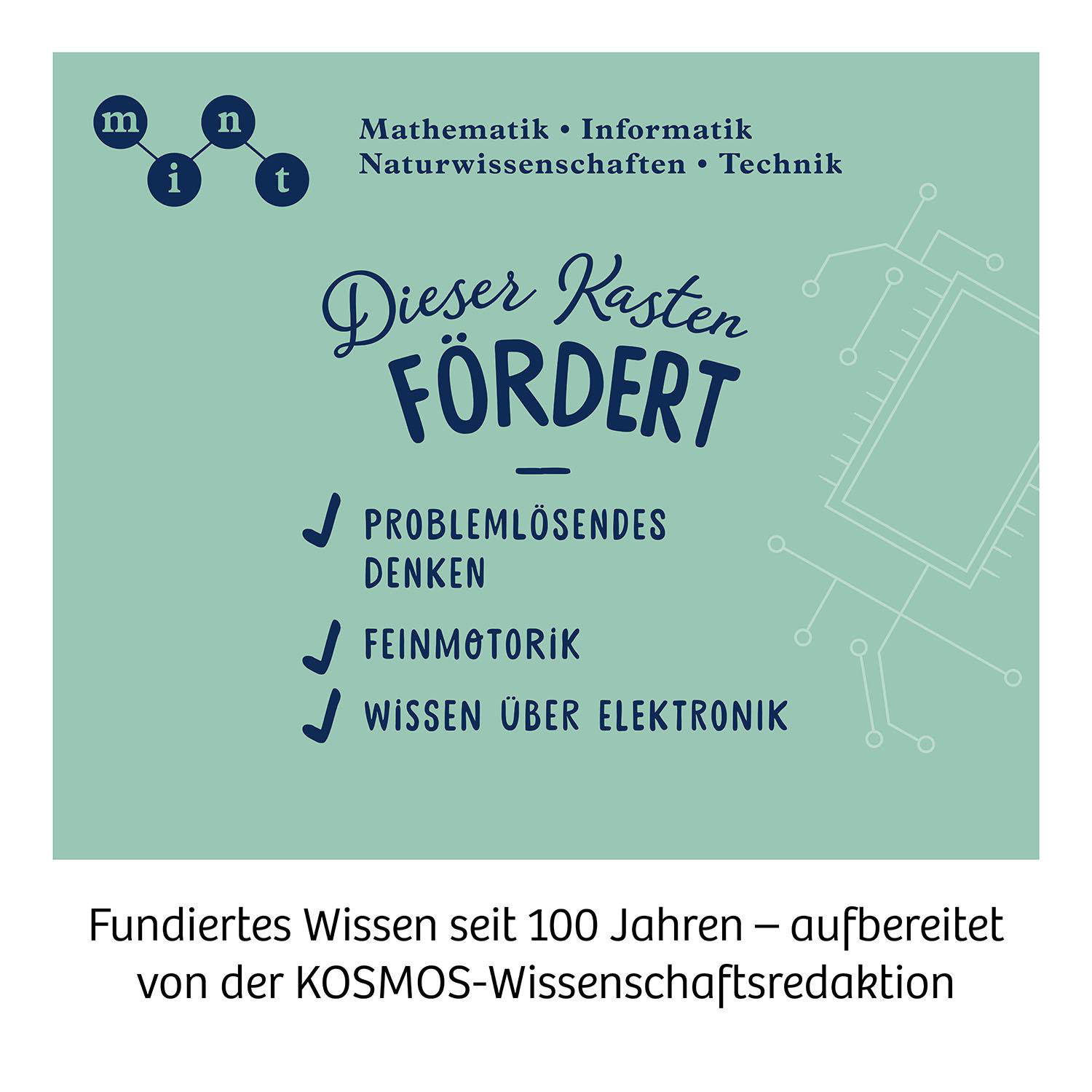 KOSMOS Line-Follow Robot Experimentierkasten, Mehrfarbig