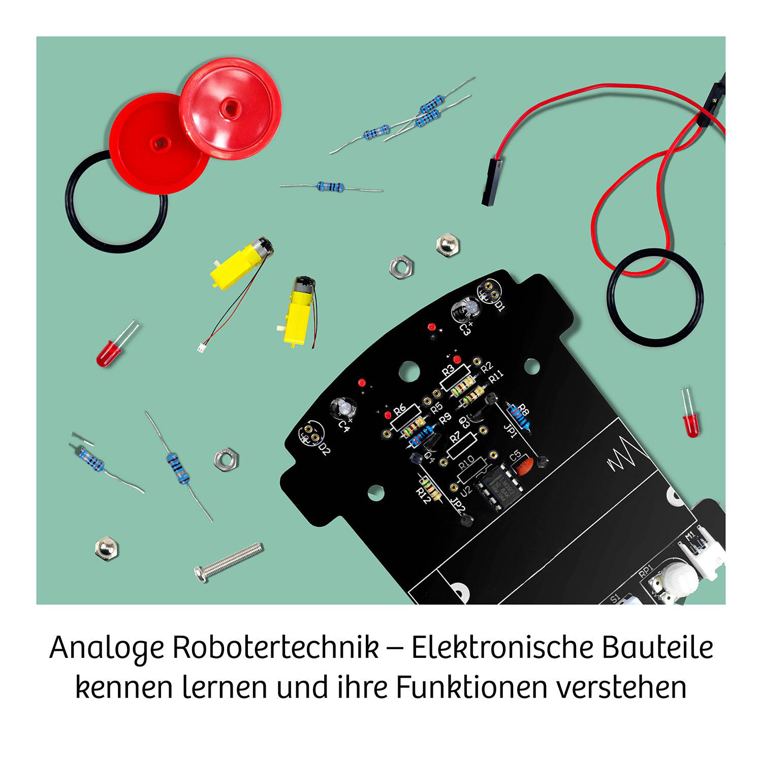 KOSMOS Line-Follow Robot Experimentierkasten, Mehrfarbig