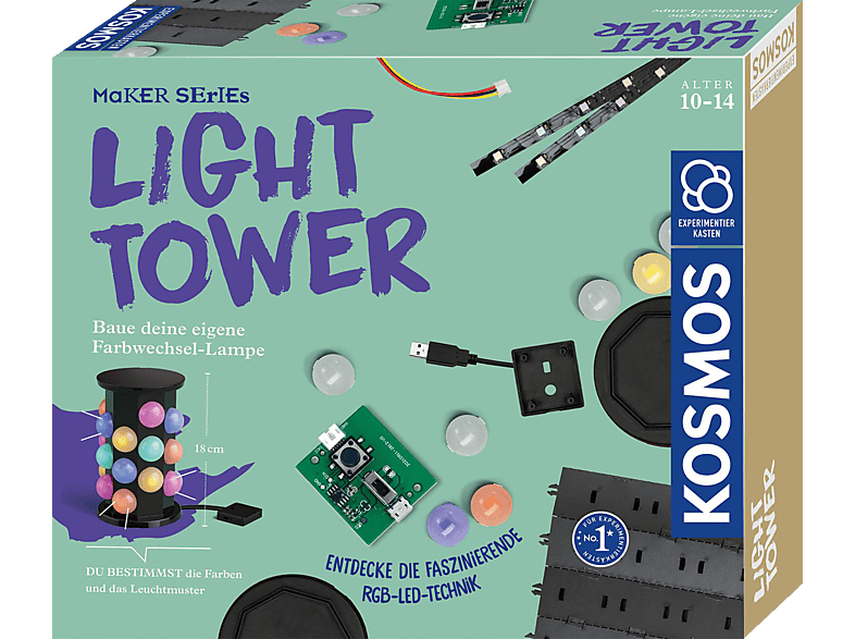 KOSMOS Light Tower Mehrfarbig Experimentierkasten