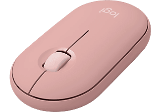 LOGITECH Pebble Mouse 2 M350s vezeték nélküli optikai egér, Bluetooth, rózsaszín (910-007014)