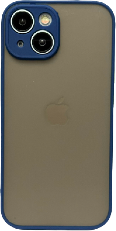 CASE AND PRO iPhone 15 Plus műanyag tok, kék-zöld (MATT-IPH15P-BLG)