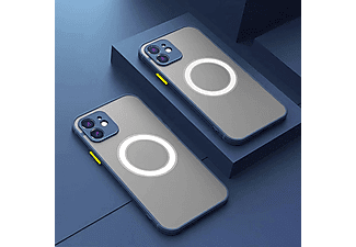 CASE AND PRO iPhone 15 Plus mágneses műanyag tok, kék-zöld (MATTMIPH15P-BLG)