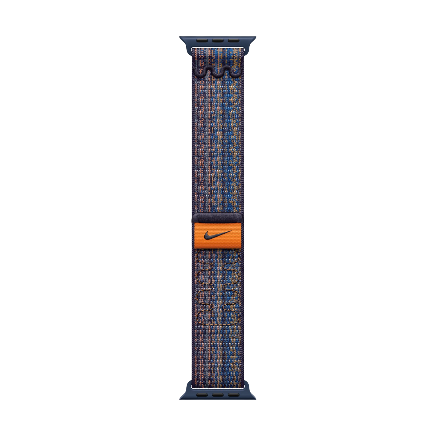 APPLE 45 mm Game Royal/Orange Nike Geweven sportbandje