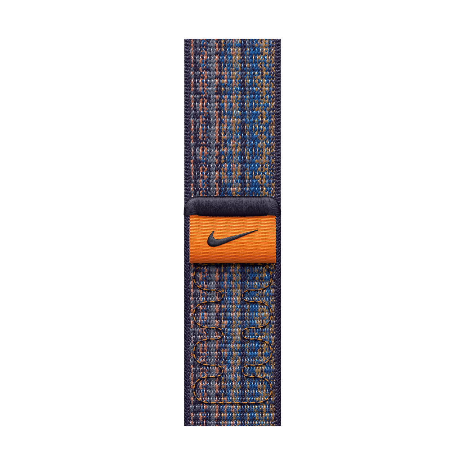 APPLE 45 mm Game Royal/Orange Nike Geweven sportbandje