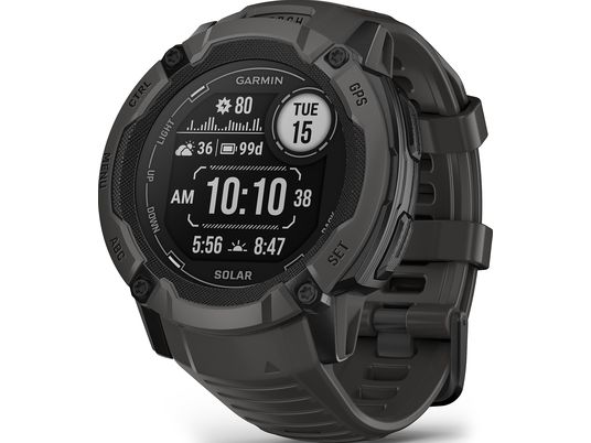 GARMIN Instinct 2X Solar - Smartwatch con GPS (145-228 mm, Silicone, Grafite)