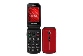 Teléfono móvil con tapa para mayores SPC STELLA 2, con pantalla de 2,4'',  Botón SOS con 5 contactos, Configuración a distancia, base de carga en  TELEVER