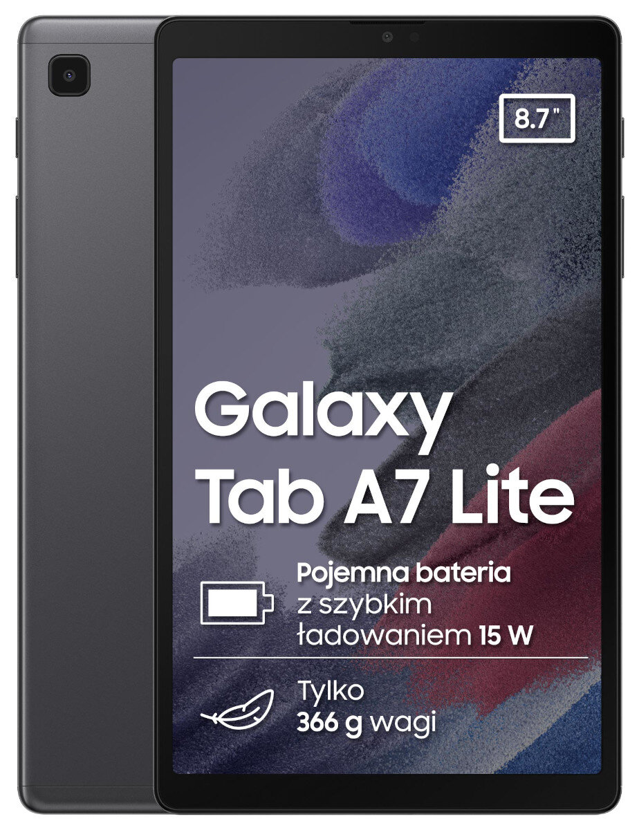 Samsung Galaxy Tab A7 Lite 8.7インチ Wi-Fi Samsung Galaxy Tab A7 Lite, 8,7 cala, Wi-Fi, pamięć 4 GB
