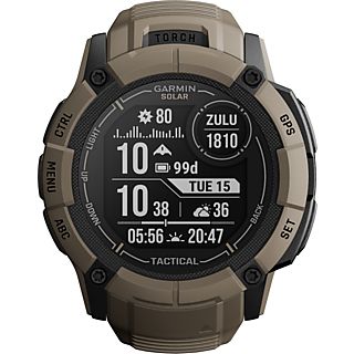 GARMIN Instinct 2X Solar - Tactical Edition - GPS-Smartwatch (145-228 mm, Silikon, Olivgrün)