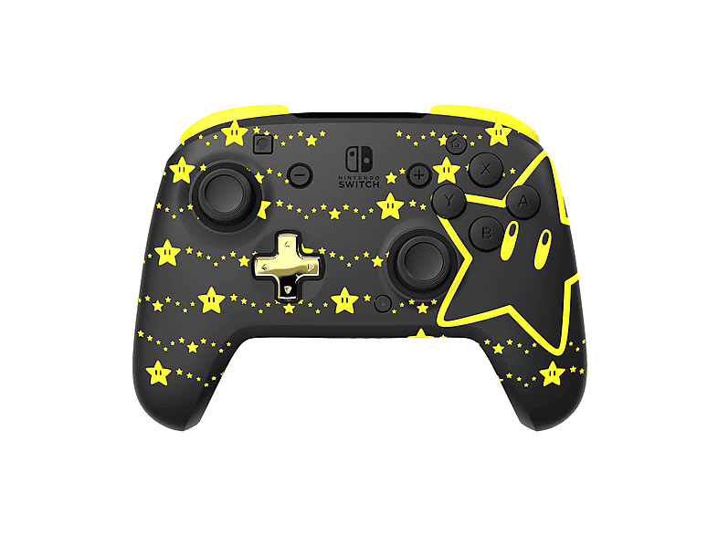 Thumbnail - PDP LLC REMATCH GLOW Wireless Controller: Super Star Controller Schwarz,Gelb,Grün für Nintendo Switch, Switch OLED