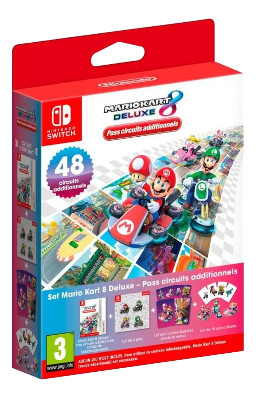 Mario Kart 8 Deluxe : Pass circuits additionnels (Add-On) - Nintendo Switch - Francese